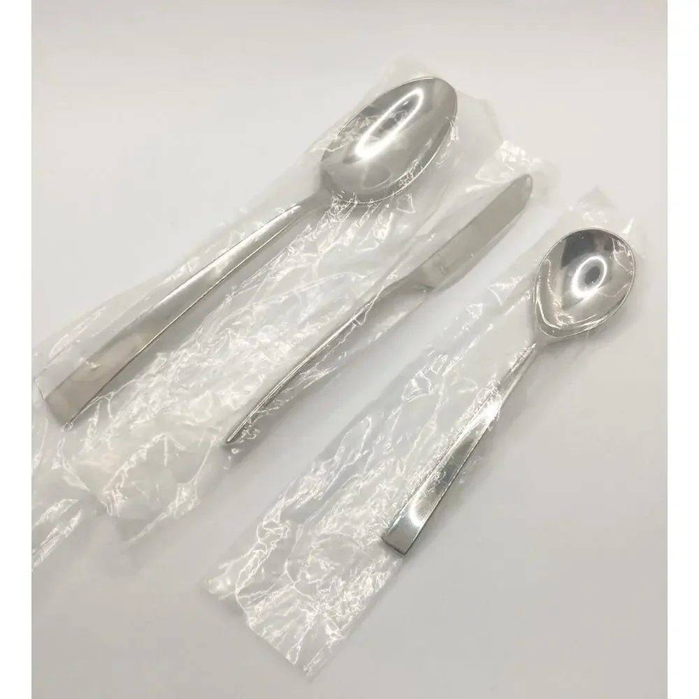 DONNA KARAN Lenox Ascend 3 Piece Serving Hostess Set 18/10 Stainless Flatware